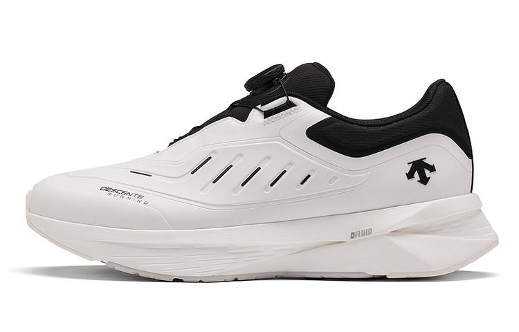 DESCENTE ENERZITE FLUID Wear resistant And Lightweight Low top Casual Running Shoes Men's White