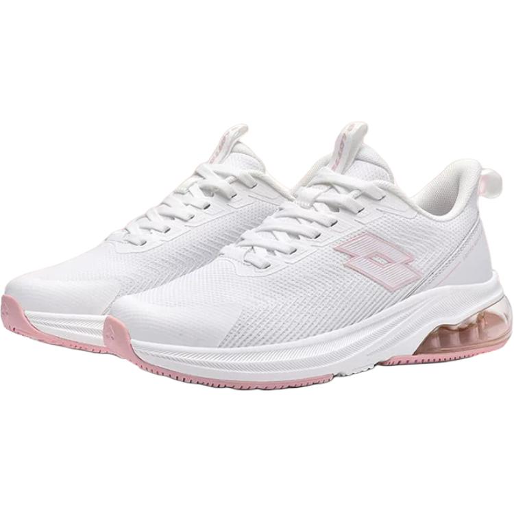 LOTTO Slip Resistant Abrasion Resistant Low top Running Shoes Women’s White Pink