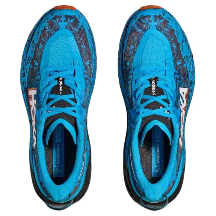HOKA ONE ONE Speedgoat 6 Breathable Support Lightweight Trail Running Shoes Men’s Blue