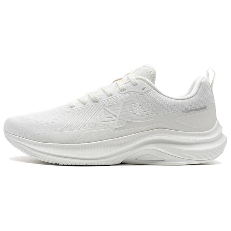 XTEP Abrasion Resistant Breathable Low top Running Shoes Men’s White