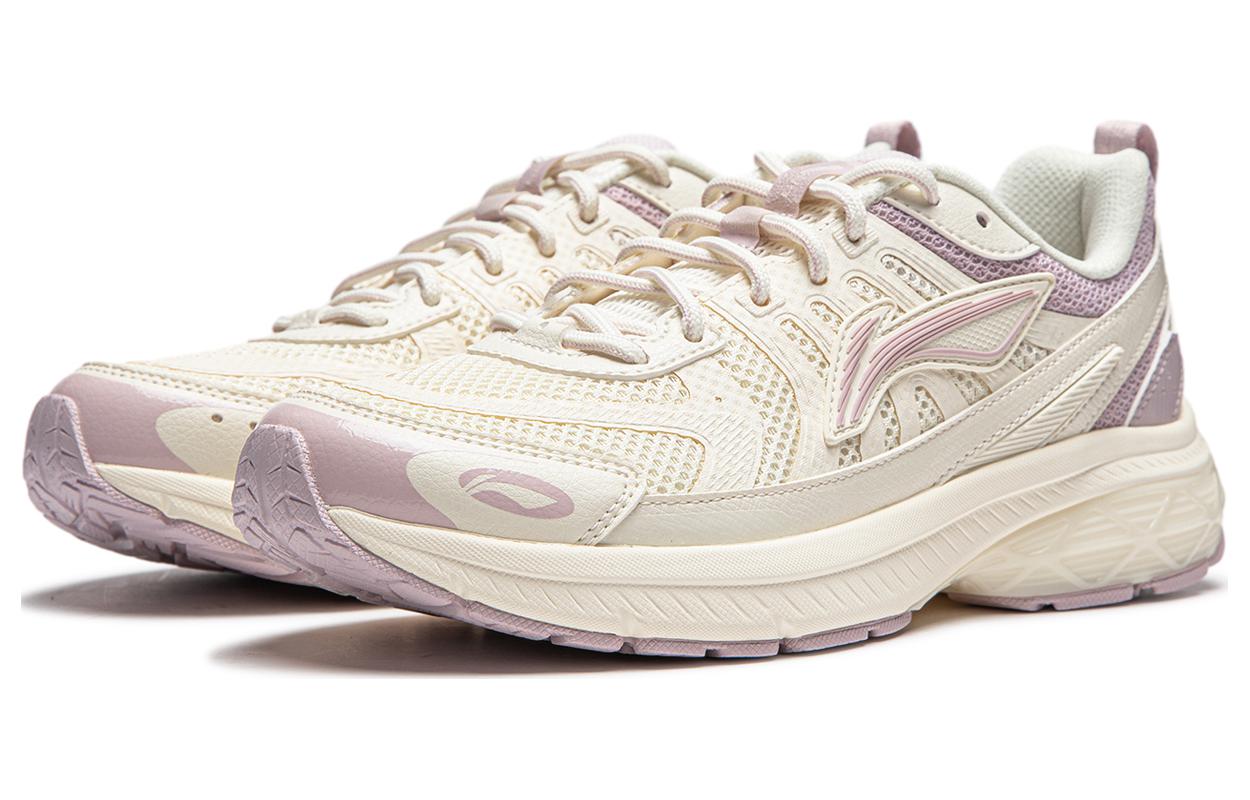 Li Ning Fuyao 1.0 V3 Cushioning Low top Casual Running Shoes Women’s White Purple