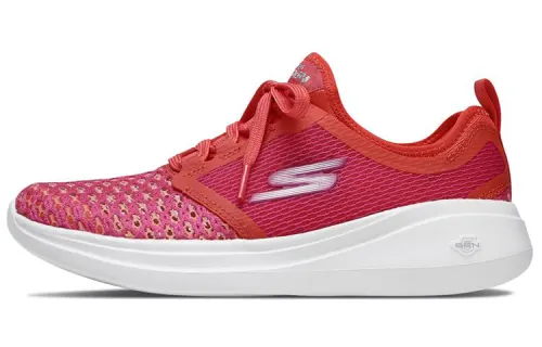 Skechers GO RUN Running Shoes Women's Low Top Pink/Red
