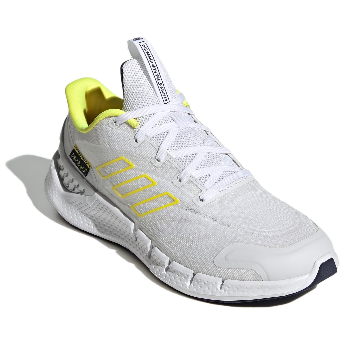 Adidas Slip Resistant Abrasion Resistant Low top Running Shoes Unisex White