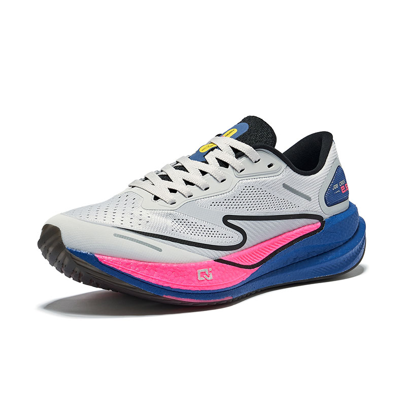 Erke Dust Free 2.0 Fabric Low top Training Sprint Racing Running Shoes Men’s Rose Blue Colorway