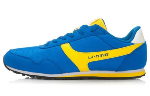 Li Ning Running Shoes Men's Low Top Blue/Yellow/White