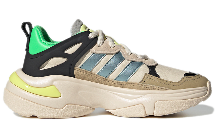 Женские кроссовки adidas neo Boujirun (хаки) — фото 2