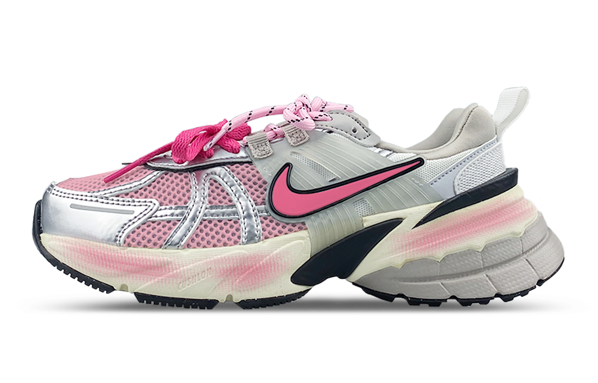 Nike V2K Run Low top Running Shoes Women’s White Pink Silver