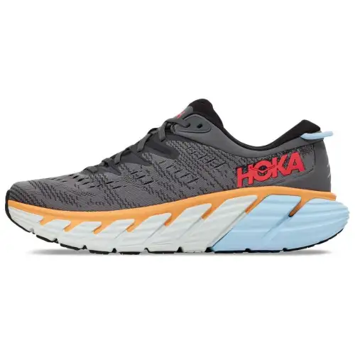 HOKA ONE ONE Gaviota 4 Slip Resistant Abrasion Resistant Low top Running Shoes Men's Gray