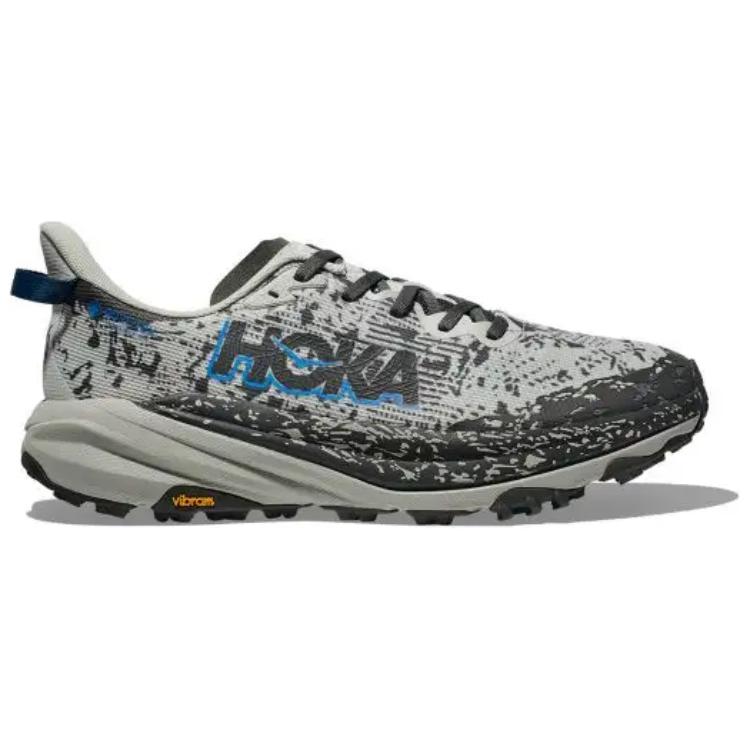 HOKA ONE ONE SPEEDGOAT 6 Cushioning Slip Resistant Rebound Low top Running Shoes Men’s Gray