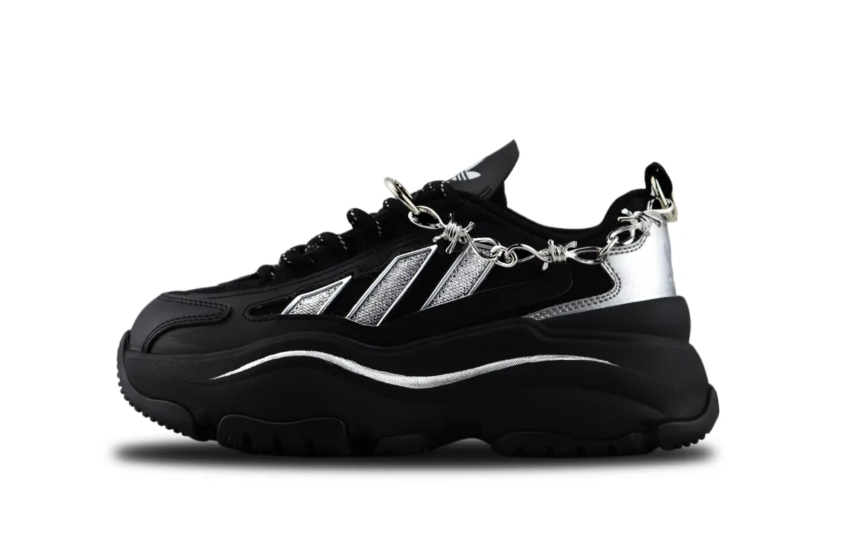 Adidas Originals OZGAIA Low top Chunky Sneakers Women's Black Silver