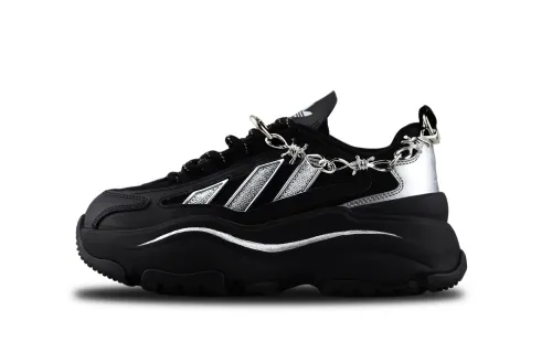Adidas Originals OZGAIA Low top Chunky Sneakers Women's Black Silver
