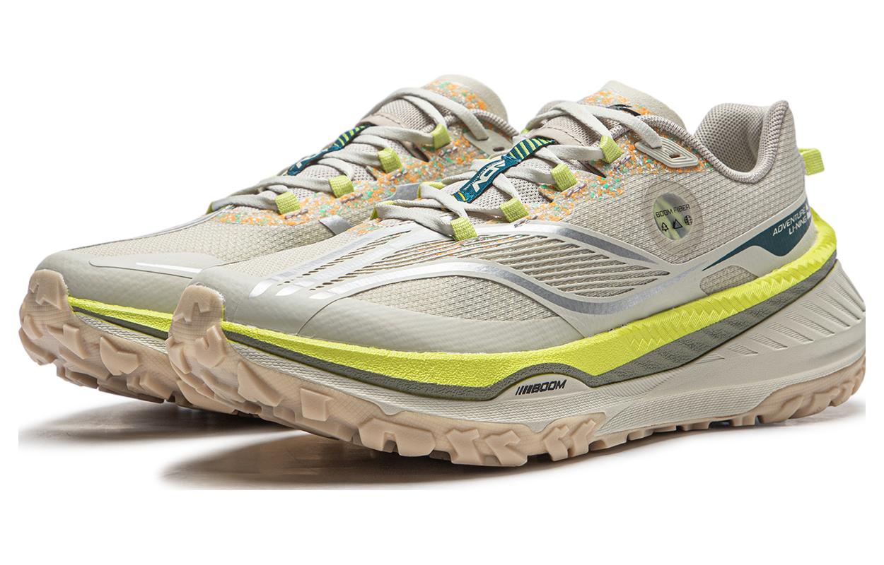 Li Ning Cushioning Slip Resistant Abrasion Resistant Low top Running Shoes Women’s Mica Gray