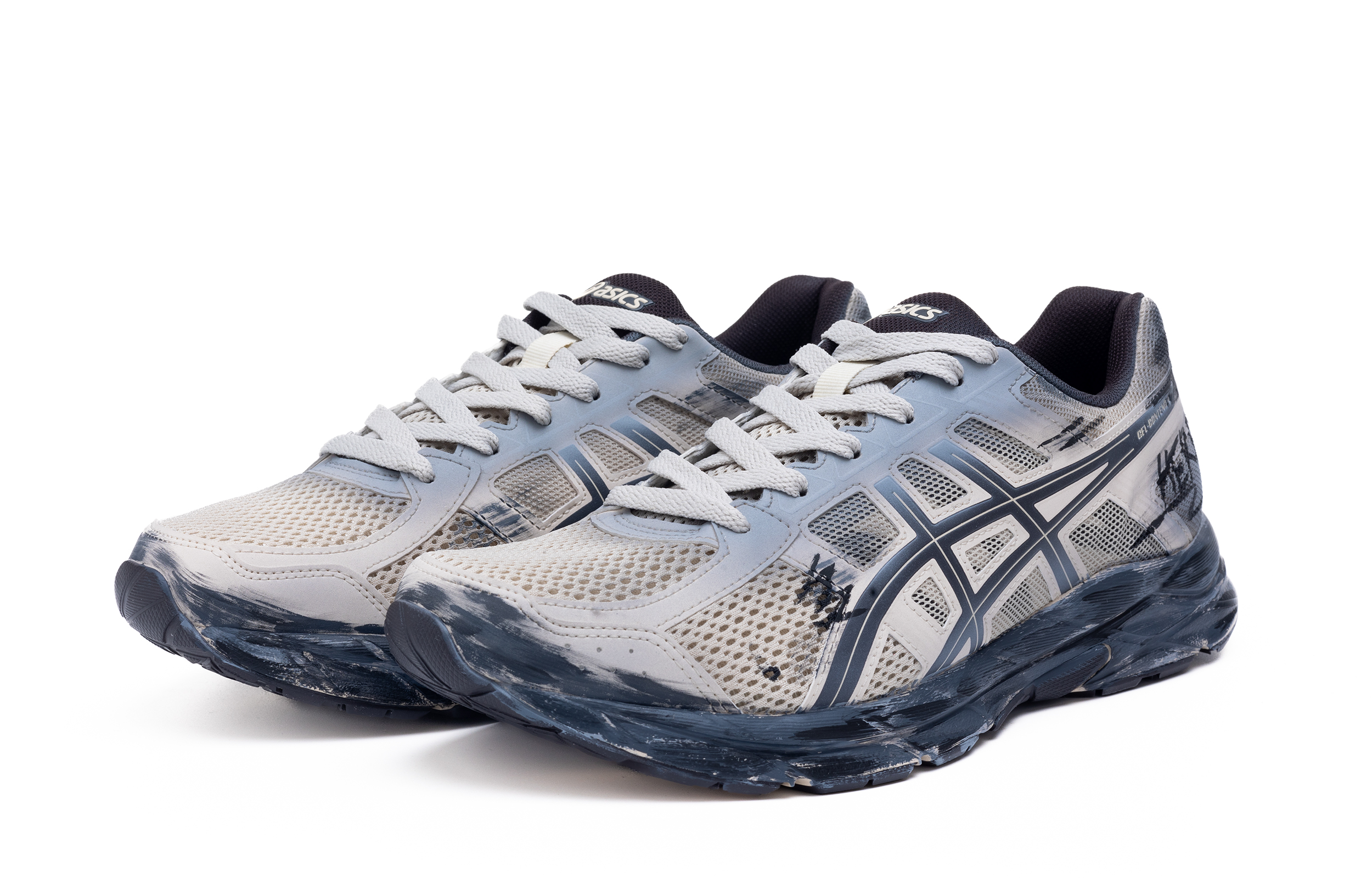 ASICS Gel Contend 4 Running Shoes Men’s Low Top Gray/Beige