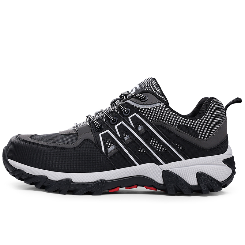 LANOUDUN Abrasion Resistant Slip Resistant Low top Outdoor Shoes Unisex Black