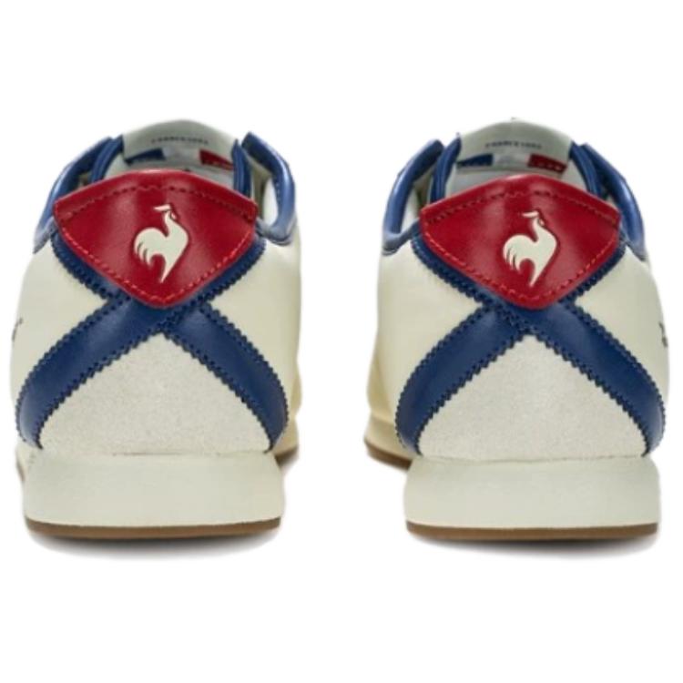 Le Coq Sportif Slip Resistant Slip Resistant Low top Running Shoes Unisex Beige Blue Red