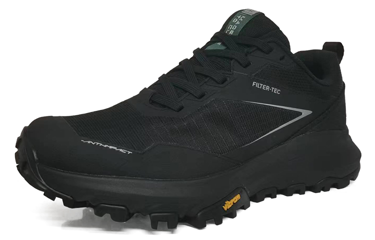 KAILAS Low top Mountain Running Hiking Shoes Men's Ink Black