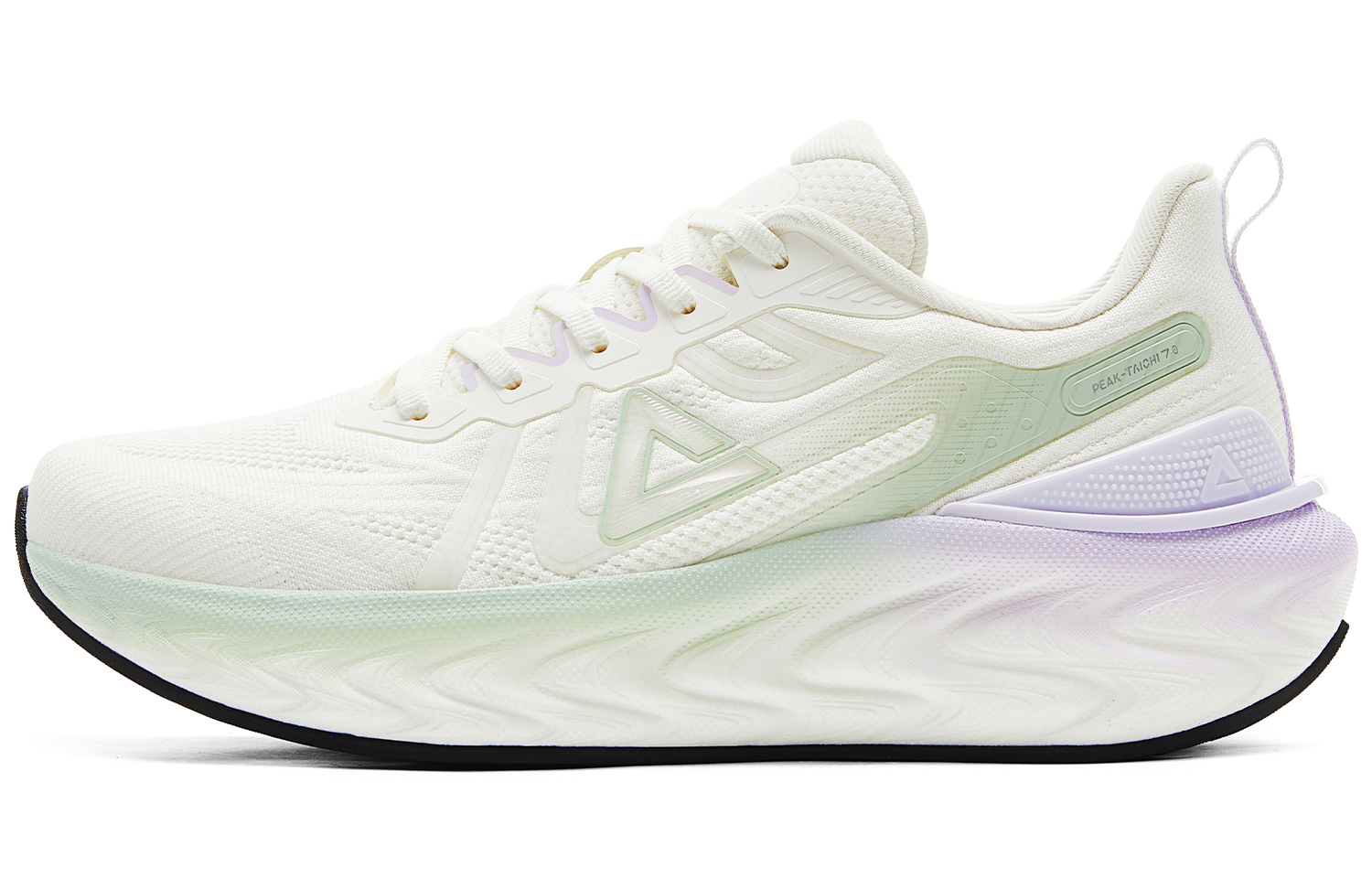 PEAK Taichi 7.0 Running Shoes Women’s Low Top Super Light White Purple