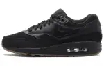 Nike Air Max1 Essential Black Black Gum Medium Brown Women's