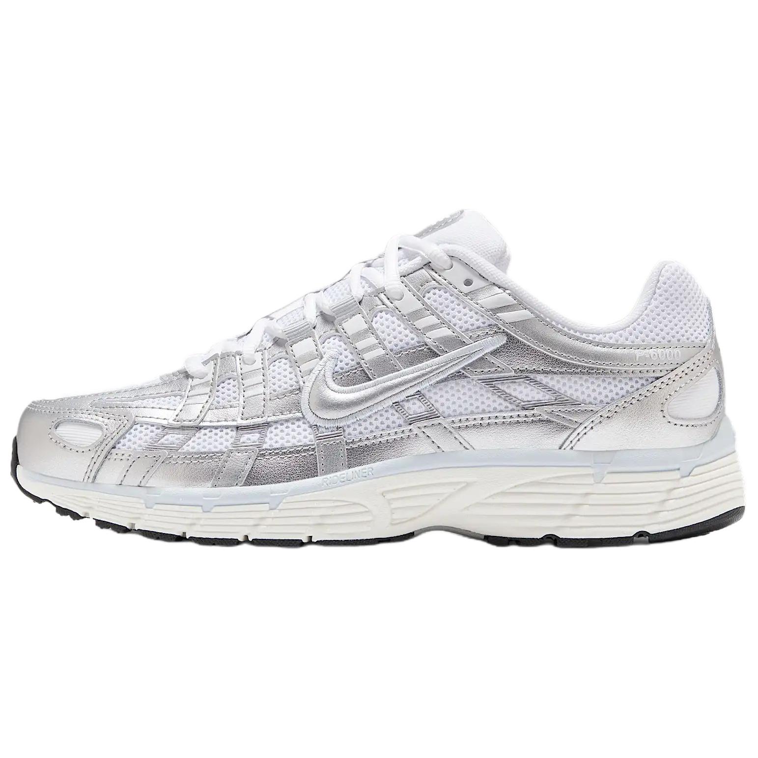 Женские кроссовки Nike Nike P-6000 (бело-черно-синие)
