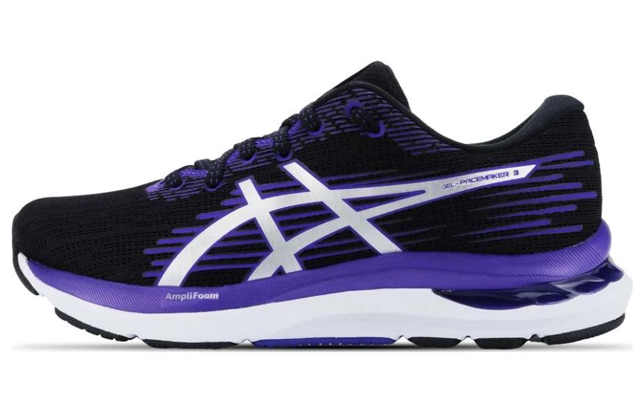 Asics Gel Pacemaker 3 Low top Running Shoes Women's Black White Purple