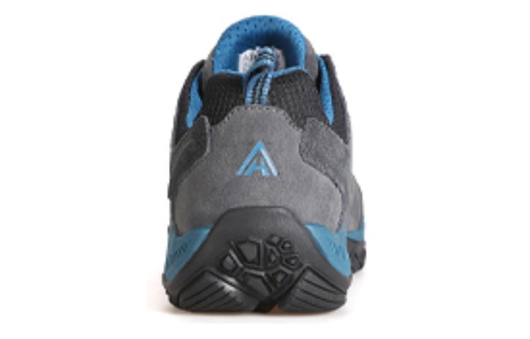 HUMTTO Comfortable Round Toe Slip Resistant Abrasion Resistant Low top Outdoor Shoes Men’s Gray