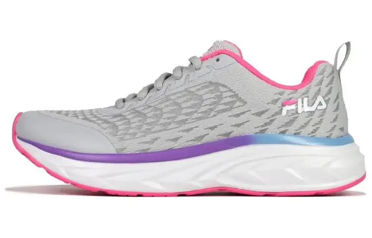 FILA Cushioning, Wear Resistant Low top Running Shoes Unisex Gray