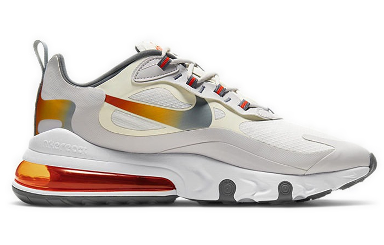 Кеды Nike Air Max 270 React (молочный) — фото 2