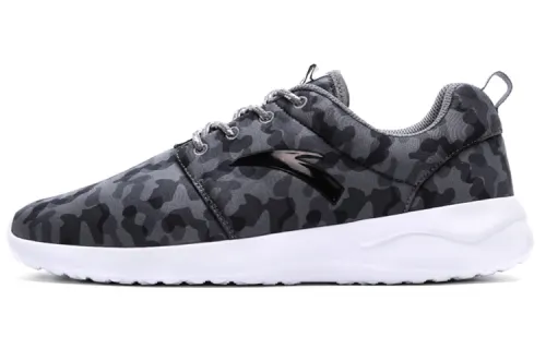Anta Cushioning Slip Resistant Abrasion Resistant Lightweight Low top Running Shoes Men's Camouflage