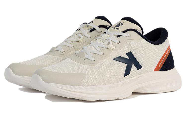 KELME Textile, TPU Cushioning, Wear Resistant Low top Casual Running Shoes Unisex Beige Yellow