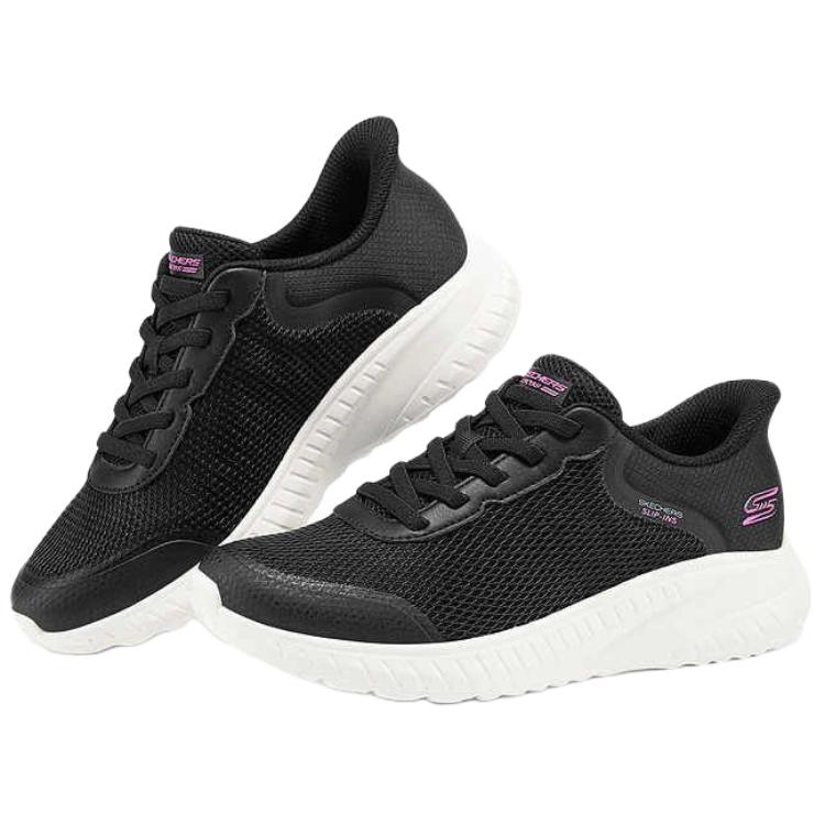 Skechers BOBS SQUAD CHAOS Low top Casual Running Shoes Women’s Black