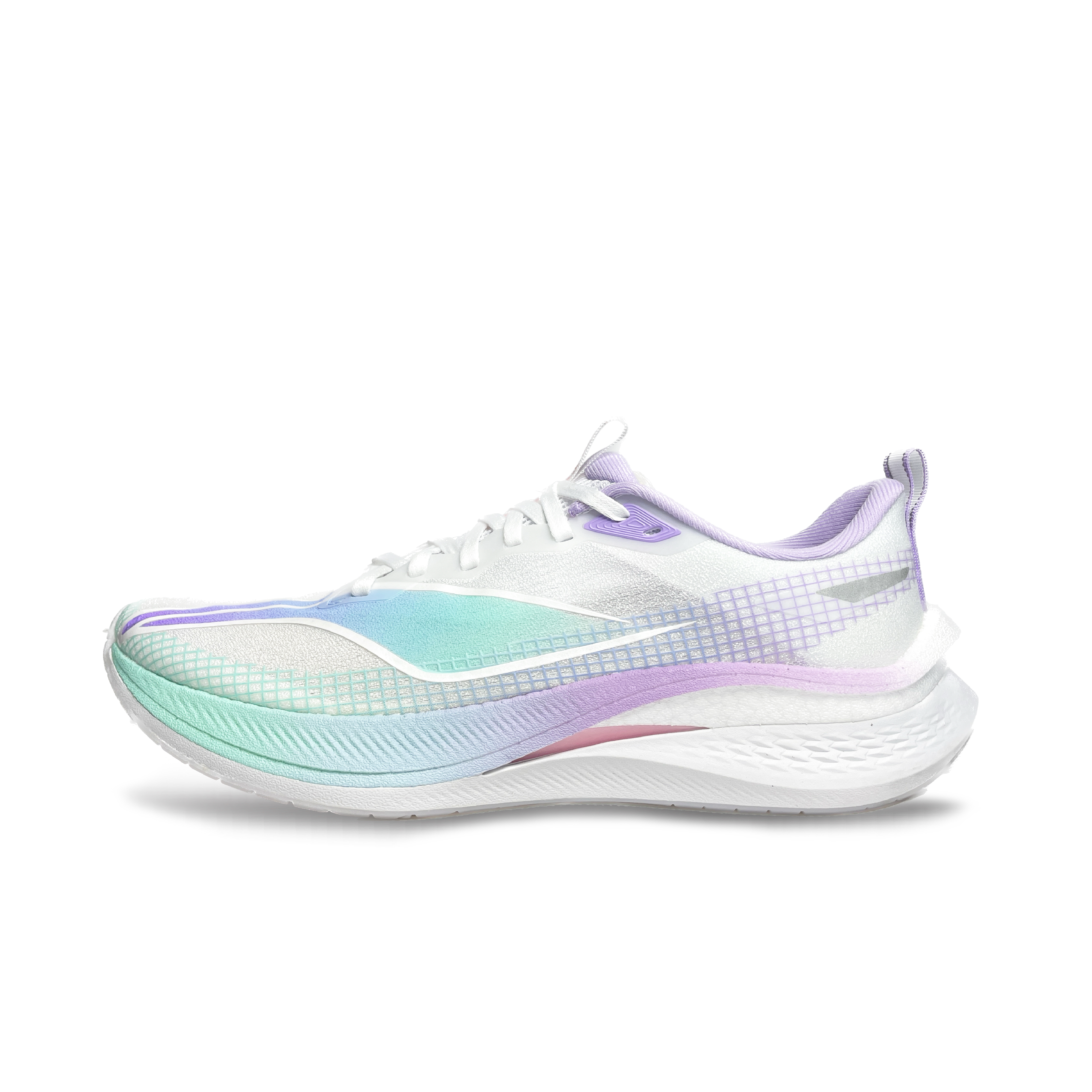 Li Ning Red Hare 7 Pro Slip Resistant Abrasion Resistant Low top Running Shoes Women’s White Green Purple