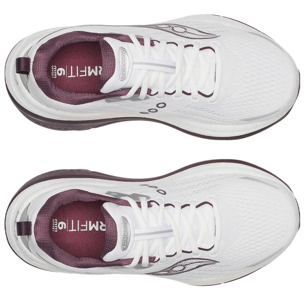 Saucony Hurricane 25 Breathable Support Breathable Support Running Shoes Unisex White Red