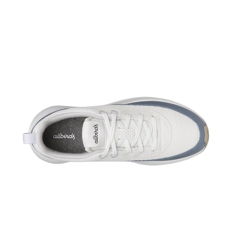Allbirds Slip Resistant Abrasion Resistant Low top Casual City Commuting Running Shoes Men’s White Blue