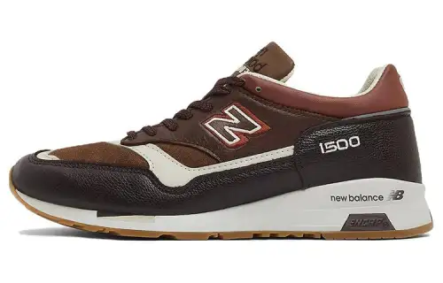 New Balance NB 1500 Classic Fashion Leather Low-top Running Shoes Unisex Tan British Made