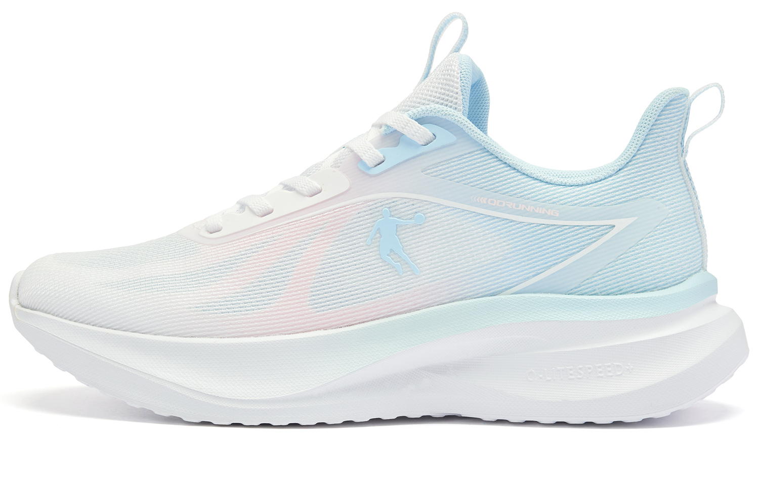 QIAODAN Breeze 3 Cushioning Slip Resistant Abrasion Resistant Breathable Lightweight Height Increasing Low top Sprint
