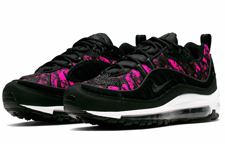 Nike Air Max 98 Pixel Black Hyper Pink Women’s