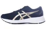 Asics Patriot 12 Abrasion Resistant Breathable Low top Running Shoes Women's Blue Gold