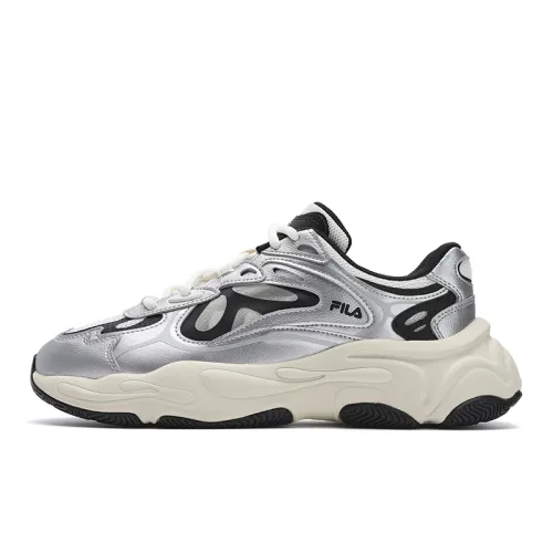 FILA MARS 4 Tom Sachs X NikeCraft General Purpose Abrasion Resistant Low top Chunky Sneakers Men's Silver White