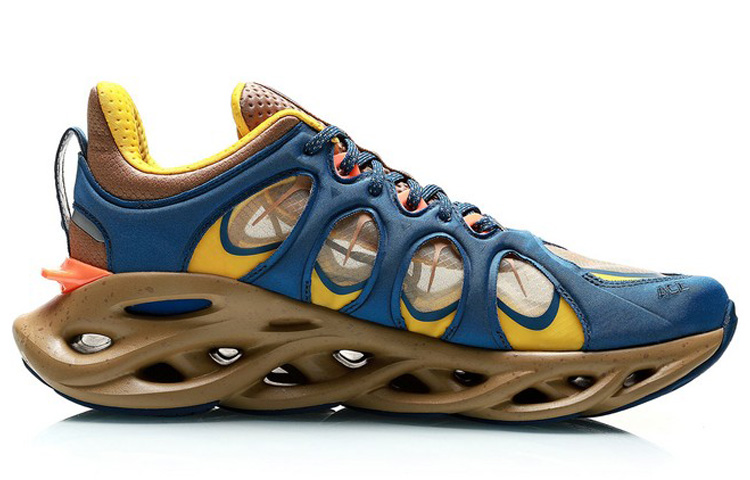 Li Ning Curved ACE Cushioning Breathable Lightweight Rebound Cushioning Breathable Lightweight Rebound Low top