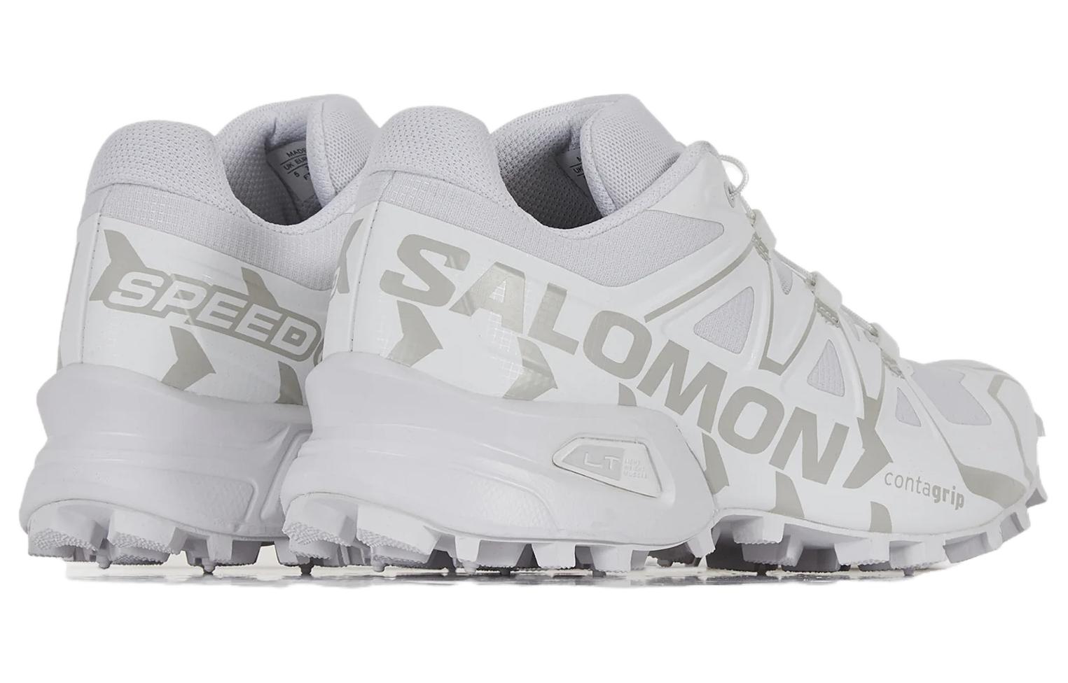 SALOMON CROSS Cushioning Low top Outdoor Shoes Unisex Silver White