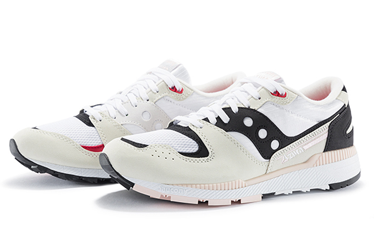 Saucony Running Shoes Men’s Low Top Beige/White/Black