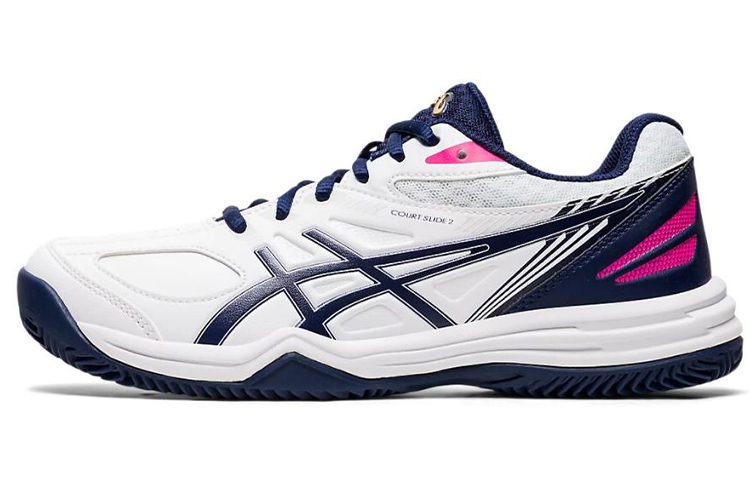 ASICS Court Slide 2 'White Blue Pink' Women's