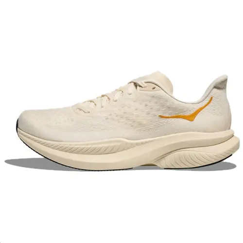 HOKA ONE ONE MACH 6 simple, comfortable, versatile, non-slip, wear-resistant low-top running shoes, men's beige