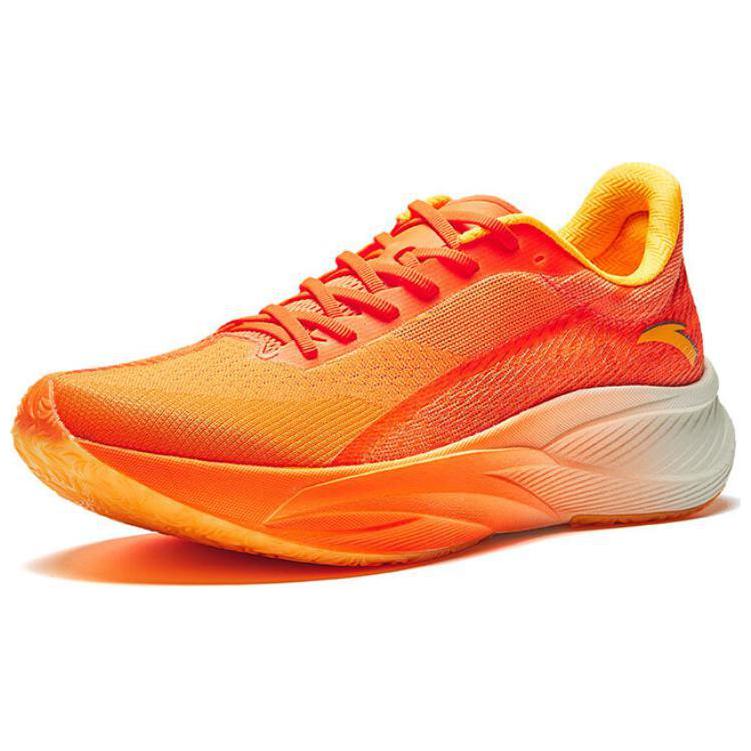 Anta C202 5 Fabric Slip Resistant Abrasion Resistant Low top Marathon Running Shoes Men’s Orange