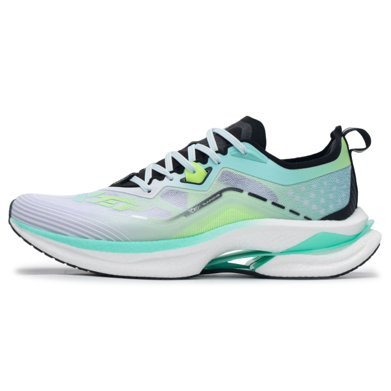 XTEP Cushioning Breathable Rebound Low top Running Shoes Men’s Green White