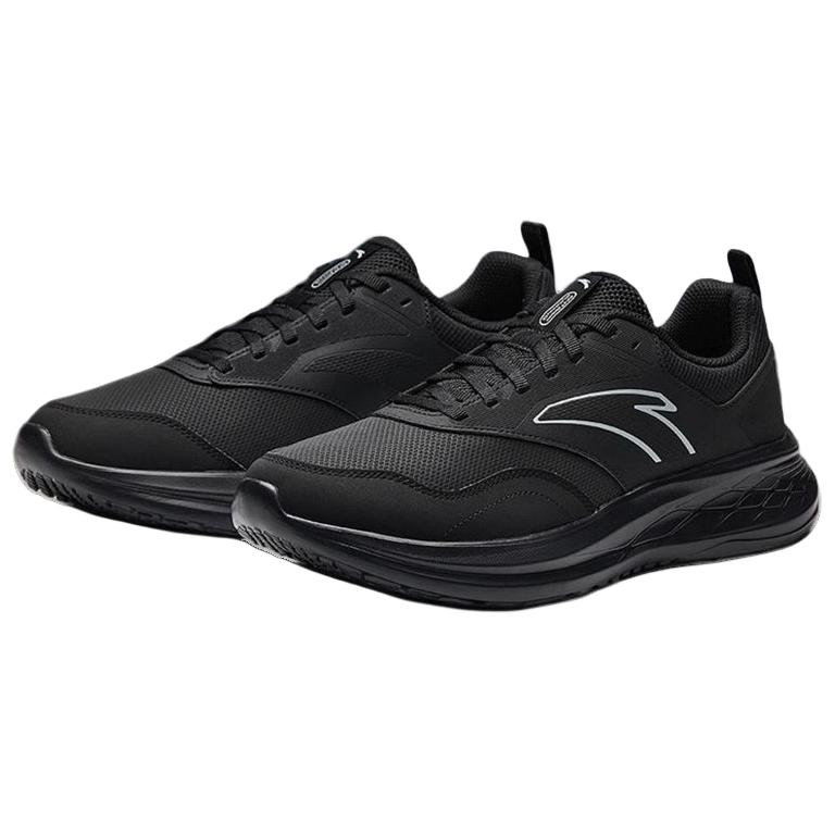 Anta Cushioning Slip Resistant Abrasion Resistant Low top Casual Running Shoes Men’s Black
