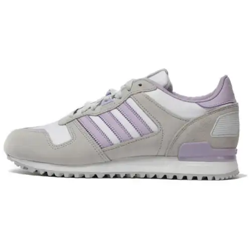 Adidas Originals ZX 700 Slip Resistant Abrasion Resistant Low top Casual Running Shoes Women's Gray