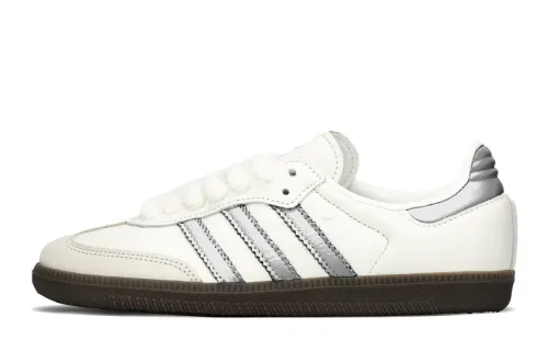 Adidas Originals SAMBA OG Height Increasing Height Increasing Low top Skateboard Shoes Women's White Silver
