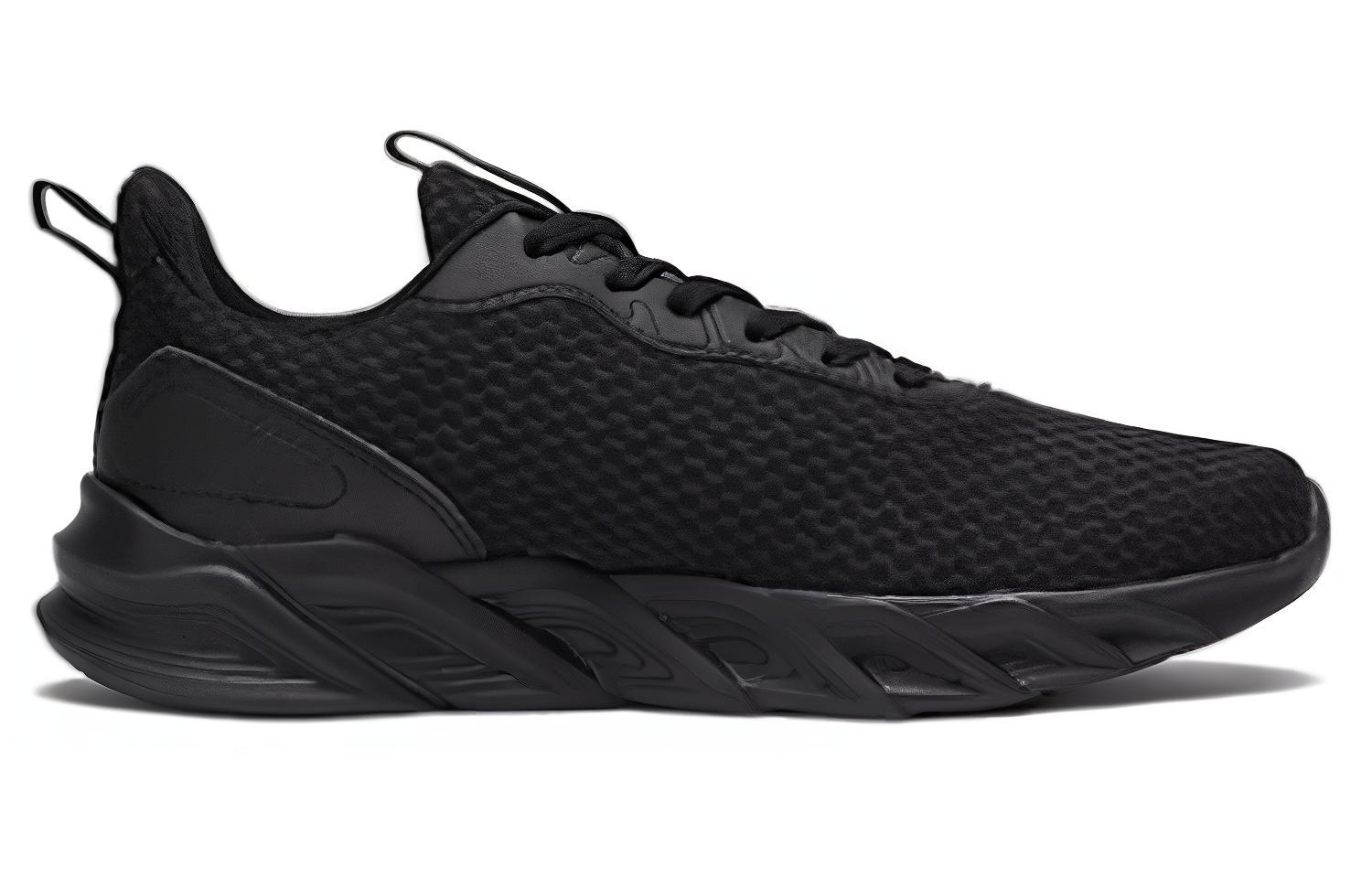 361° Cushioning Abrasion Resistant Cushioning, Wear Resistant Low top Running Shoes Men’s Obsidian Black Crown Gold