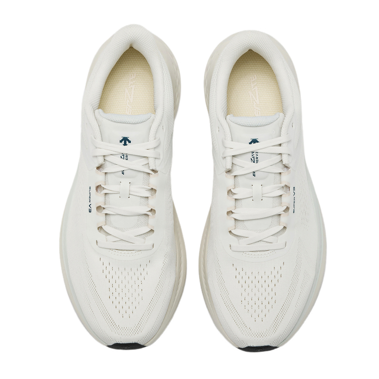 DESCENTE RUNNING Rebound Low top Sports Running Shoes Unisex Soft White Sand